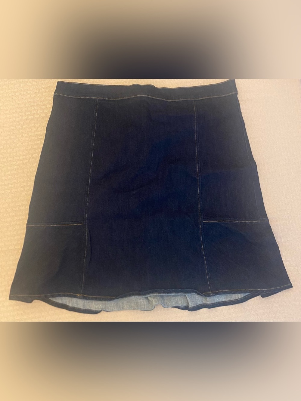 Ann Taylor Denim Mini Skirt